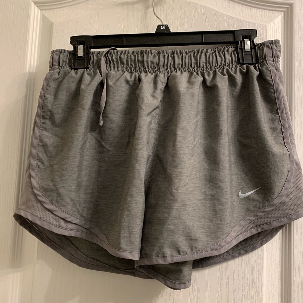 Nike gray dri fit shorts size L